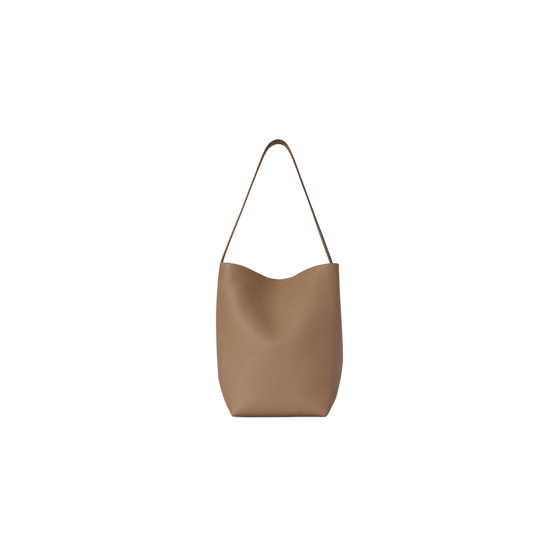 The R0w MEDIUM NS PARK TOTE BAG IN LEATHER DARK TAUPE W1313L129DTPL (33*28*15cm) Master Quality